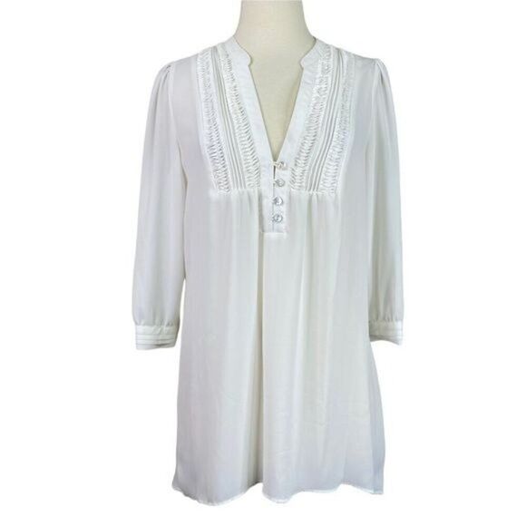 Gibson Latimer White Blouse Size Small - Picture 1 of 5